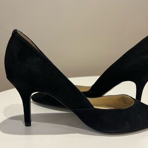 Marc Fisher Black Suede Tuscany Pumps 6.5 M